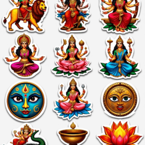 Indian Mythology - Sticker Sheet v28